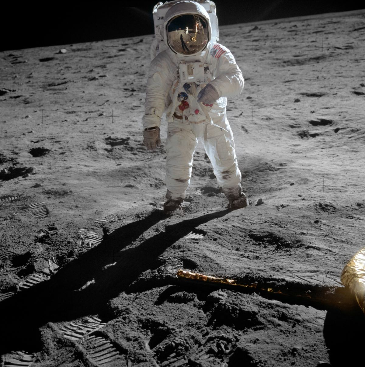 L'avantage du premier entrant — homme sur la lune